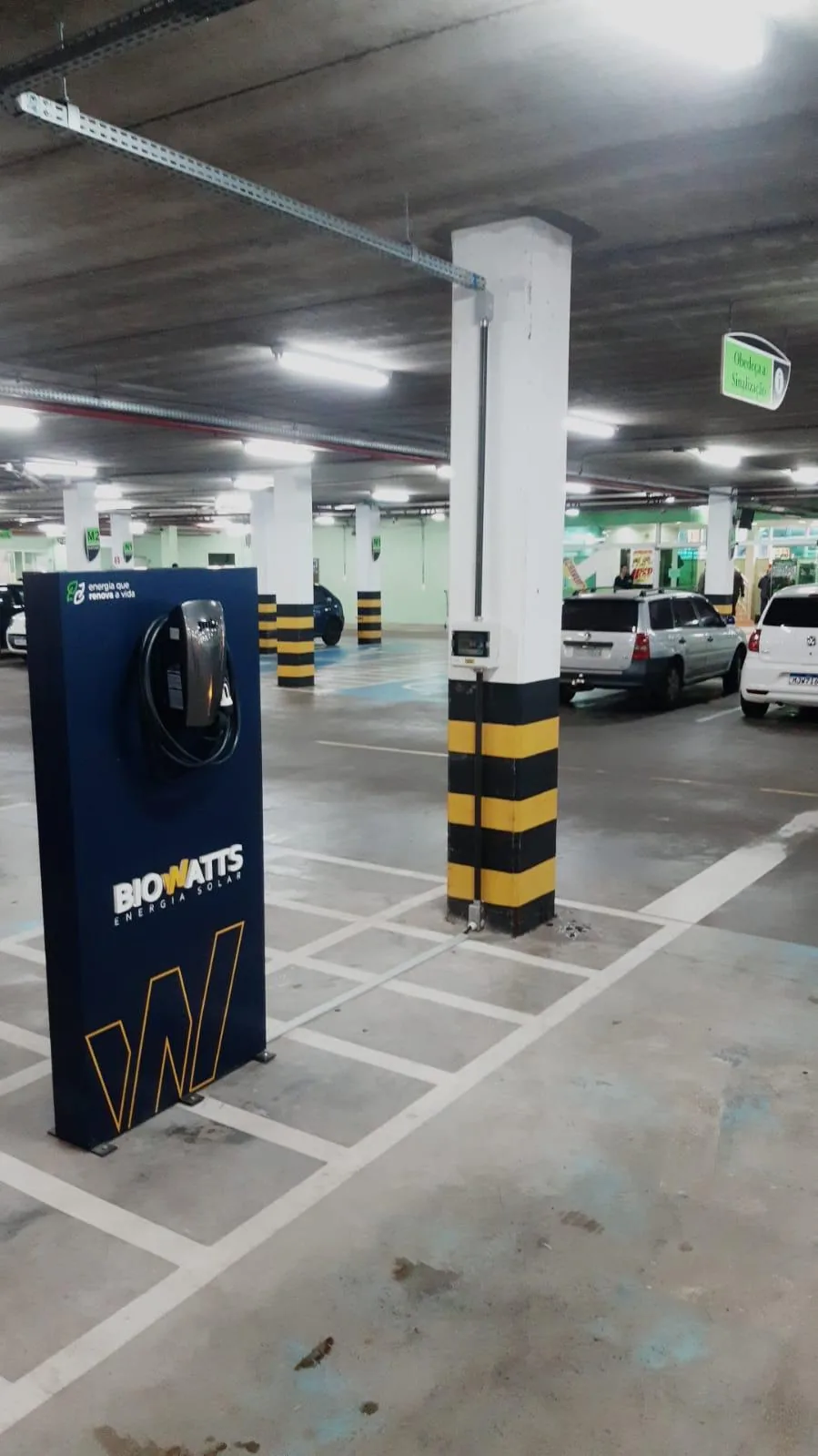 BIOWATTS - EV CHARGING STATION - IRANI SUPERMERCADO