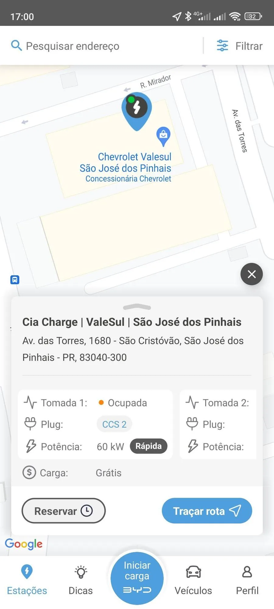 CIA CHARGE | 60KW | VALESUL - SÃO JOSÉ DOS PINHAIS
