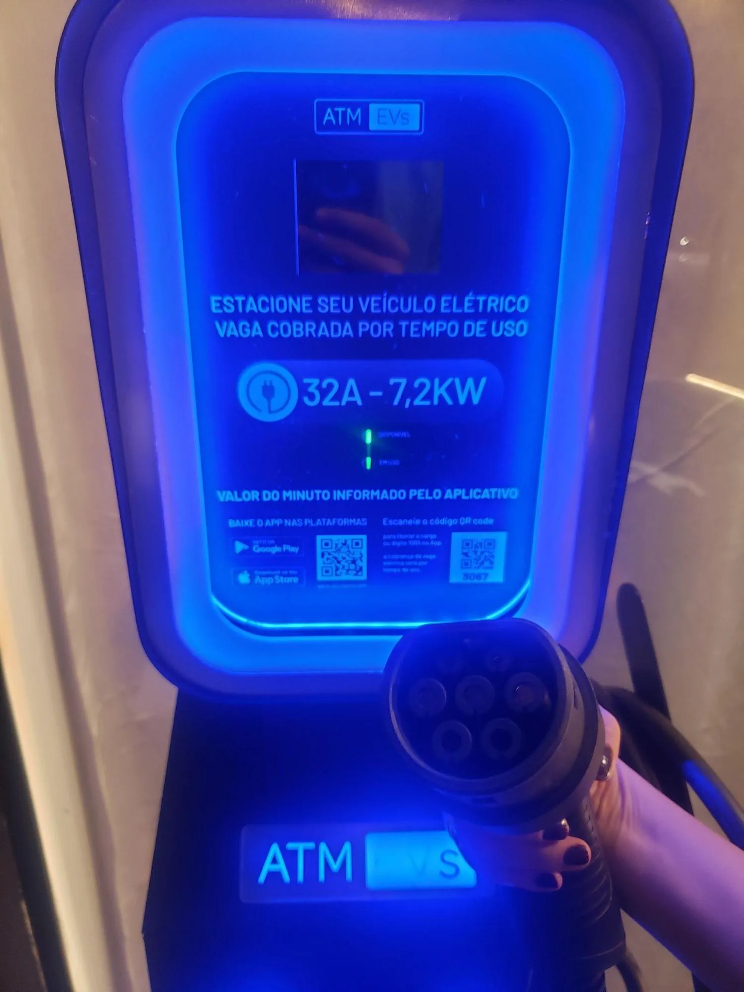 ATM EVS CARREGADORES ELÉTRICOS