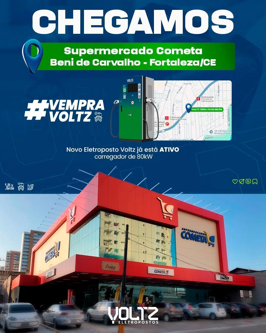 VOLTZ - SUPERMERCADO COMETA BENI DE CARVALHO
