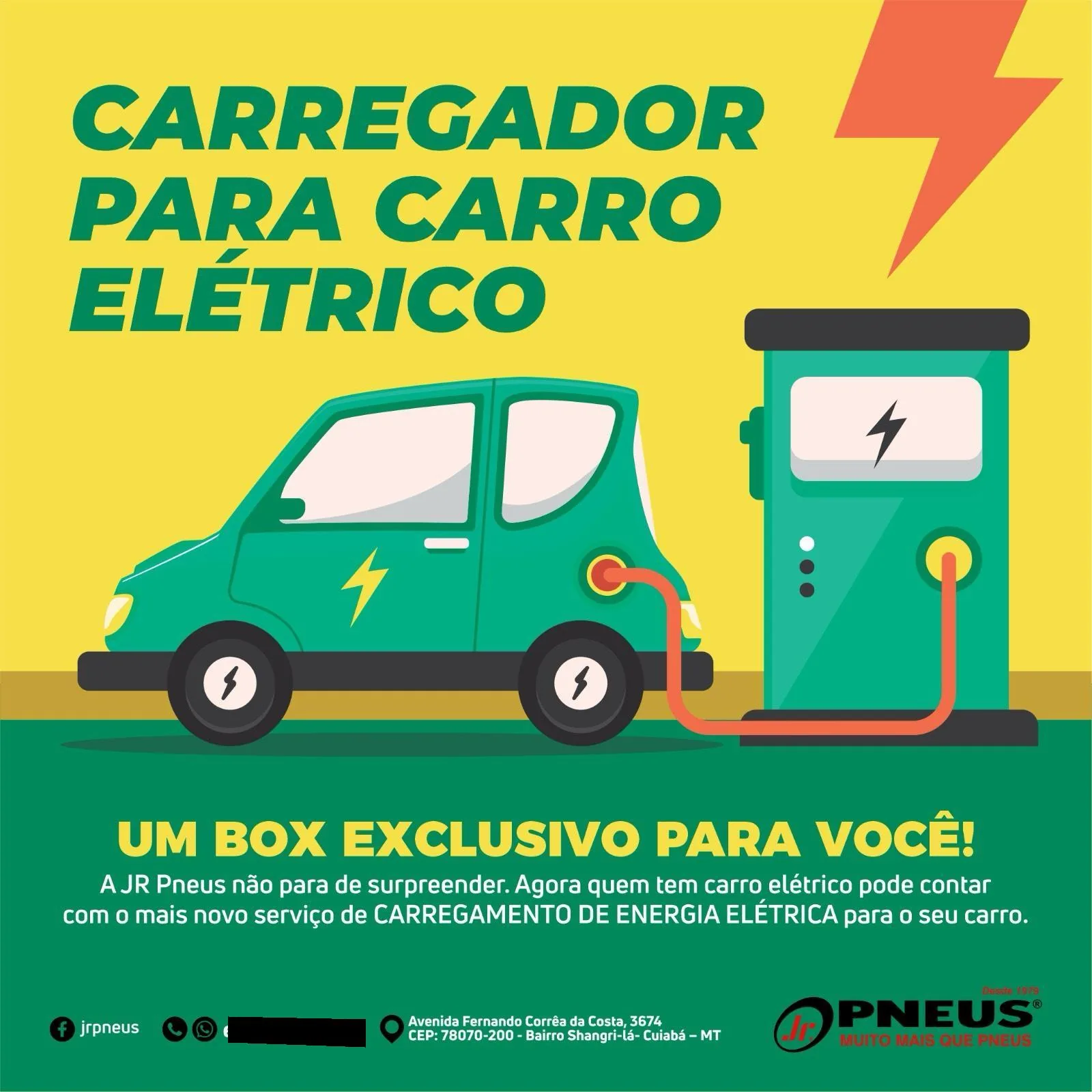 ESTAÇÃO DE CARREGAMENTO JR PNEUS