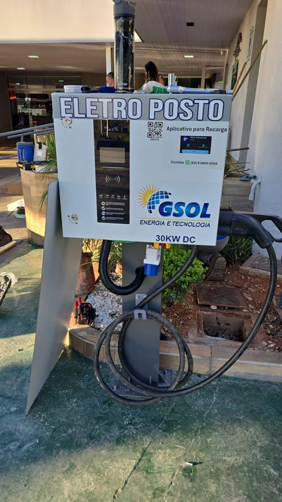 GSOL ELETROPOSTO 30K - POSTO FAROL SÃO LUIZ M BELOS