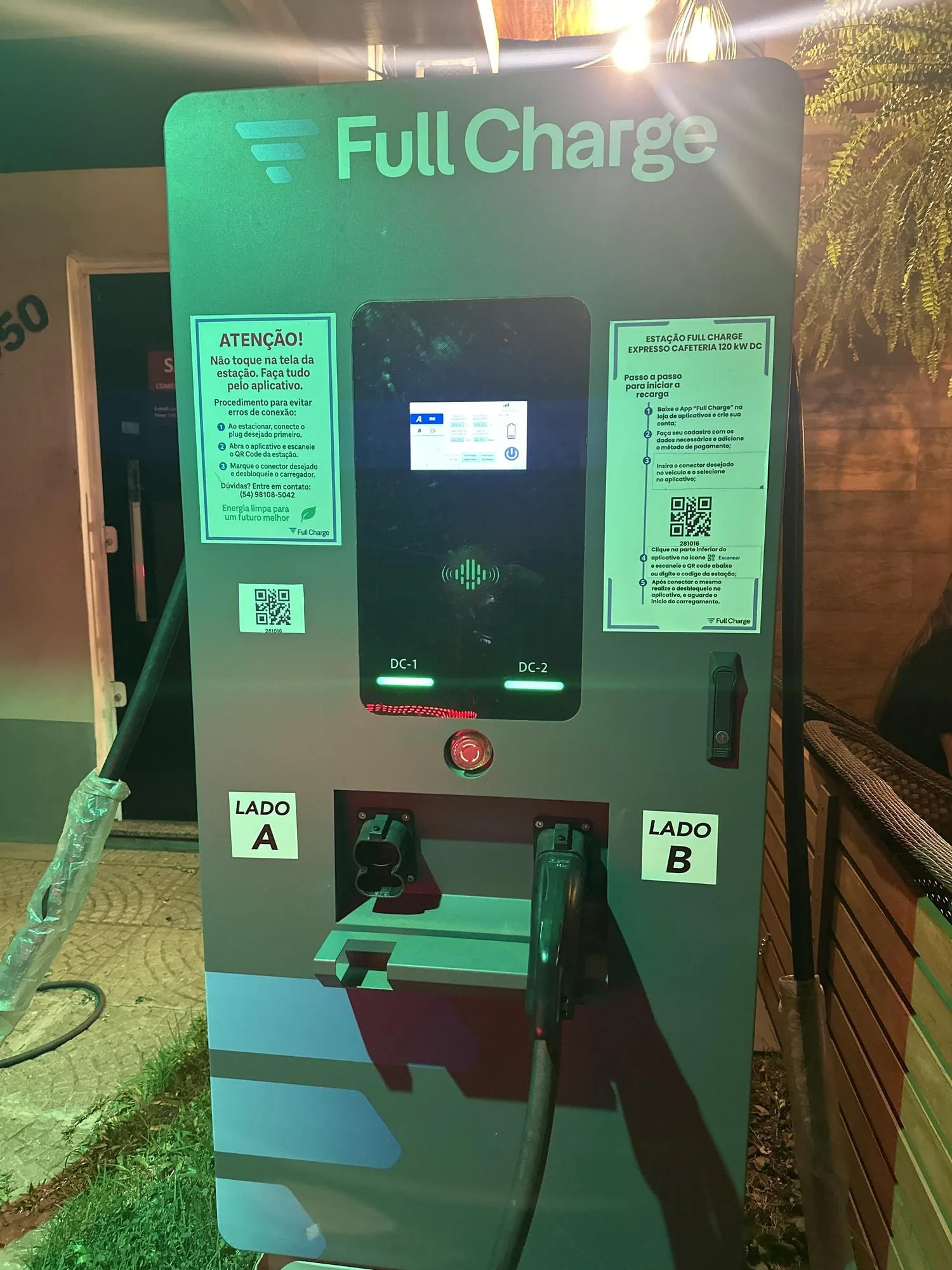 ESTAÇÃO DE RECARGA FULL CHARGE 80 KW