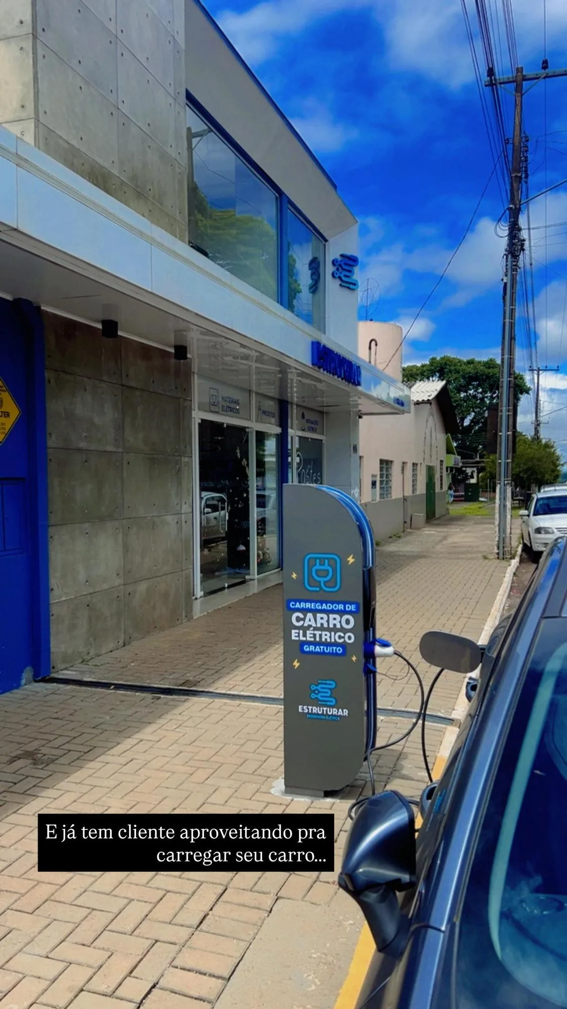 ESTAÇÃO DE CARREGAMENTO DE VEÍCULOS ELÉTRICOS ESTRUTURAR