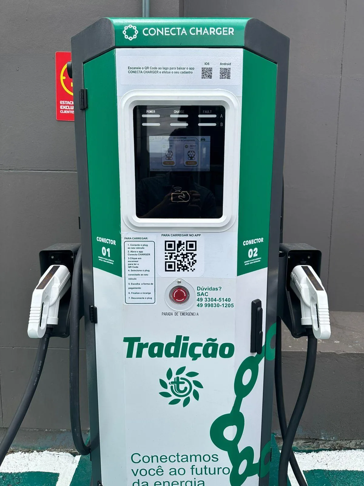 ELETROPOSTO CONECTA 60 KW - FILIAL 45 - REDE TRADIÇÃO