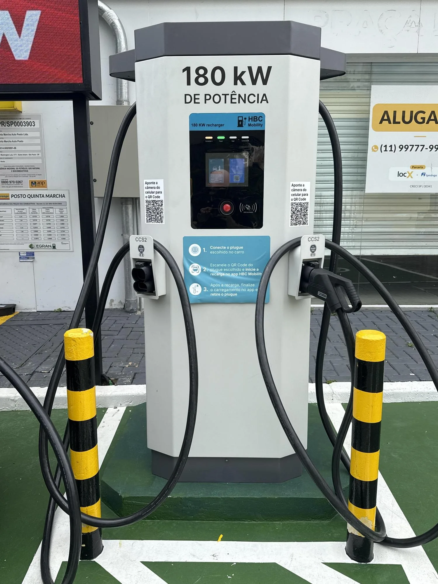 HBC ELETROPOSTO 5º MARCHA - 180KW/H