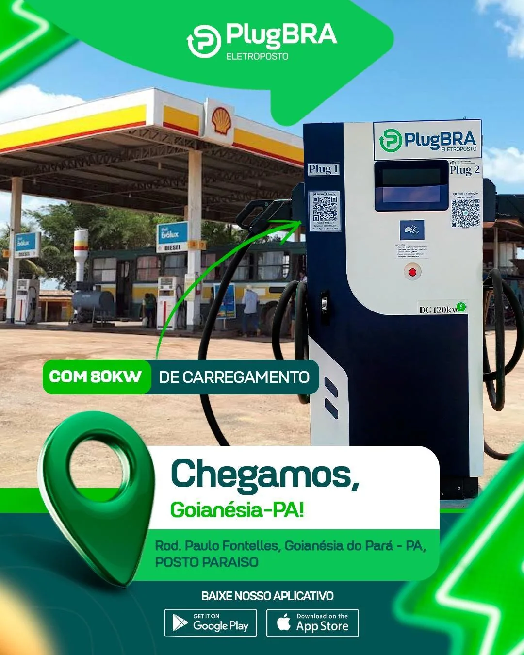 PLUGBRA POSTO PARAÍSO 80KW