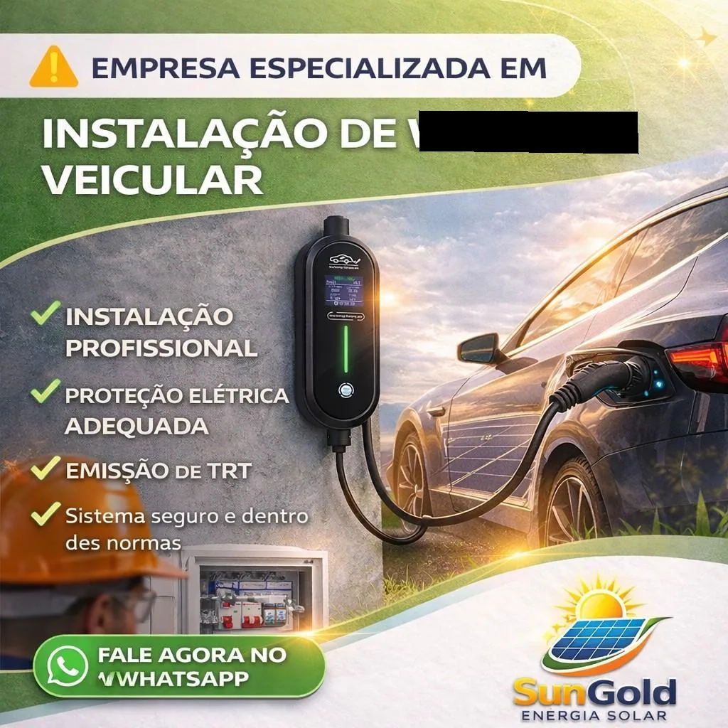 SUNGOLD - ESPECIALIZADA EM INSTALAÇÃO DE WALLBOX VEICULAR