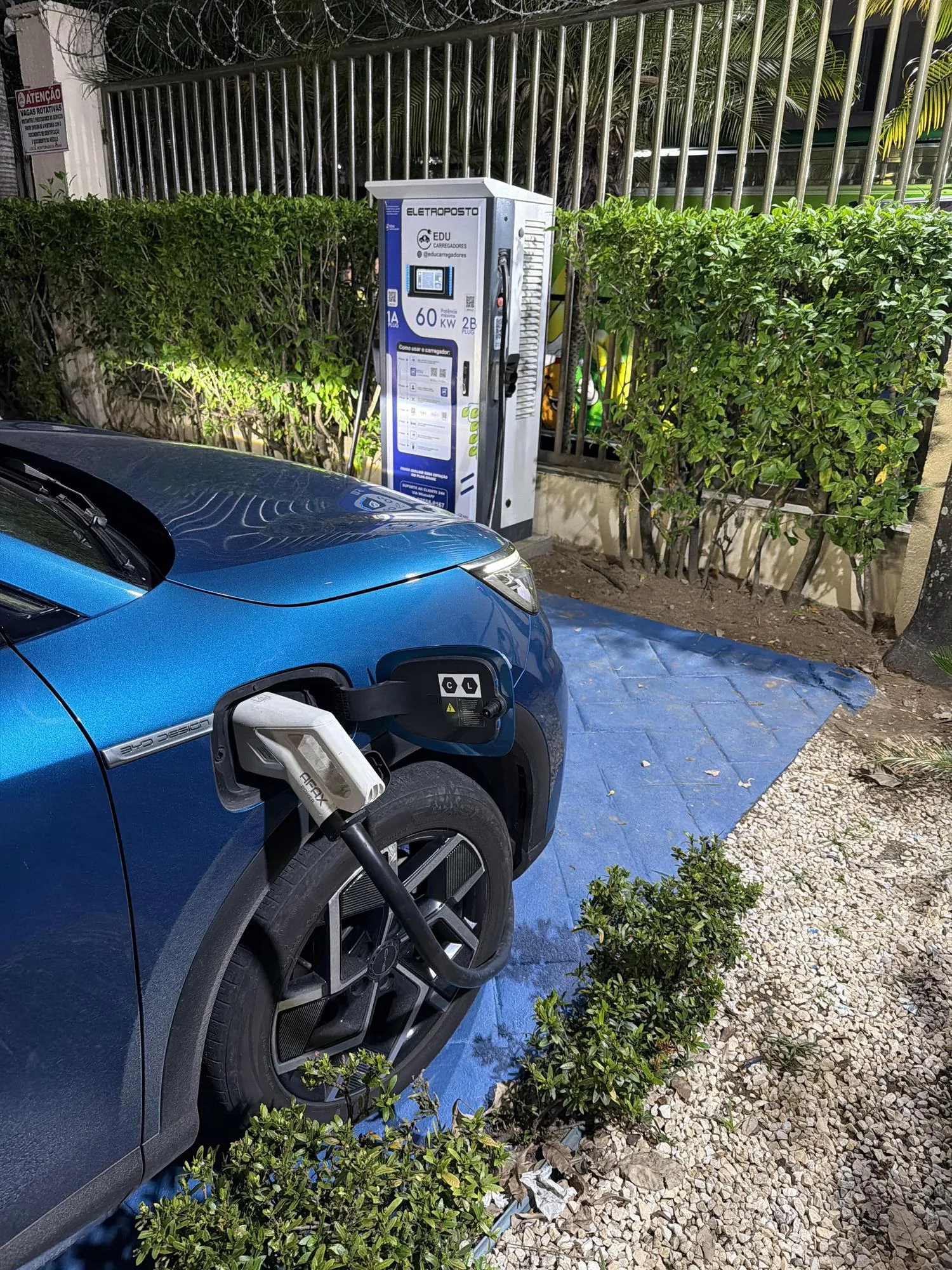 ELETROPOSTO 60KW SÃO PEDRO PARQUE COLINA DE LARANJEIRAS SERRA