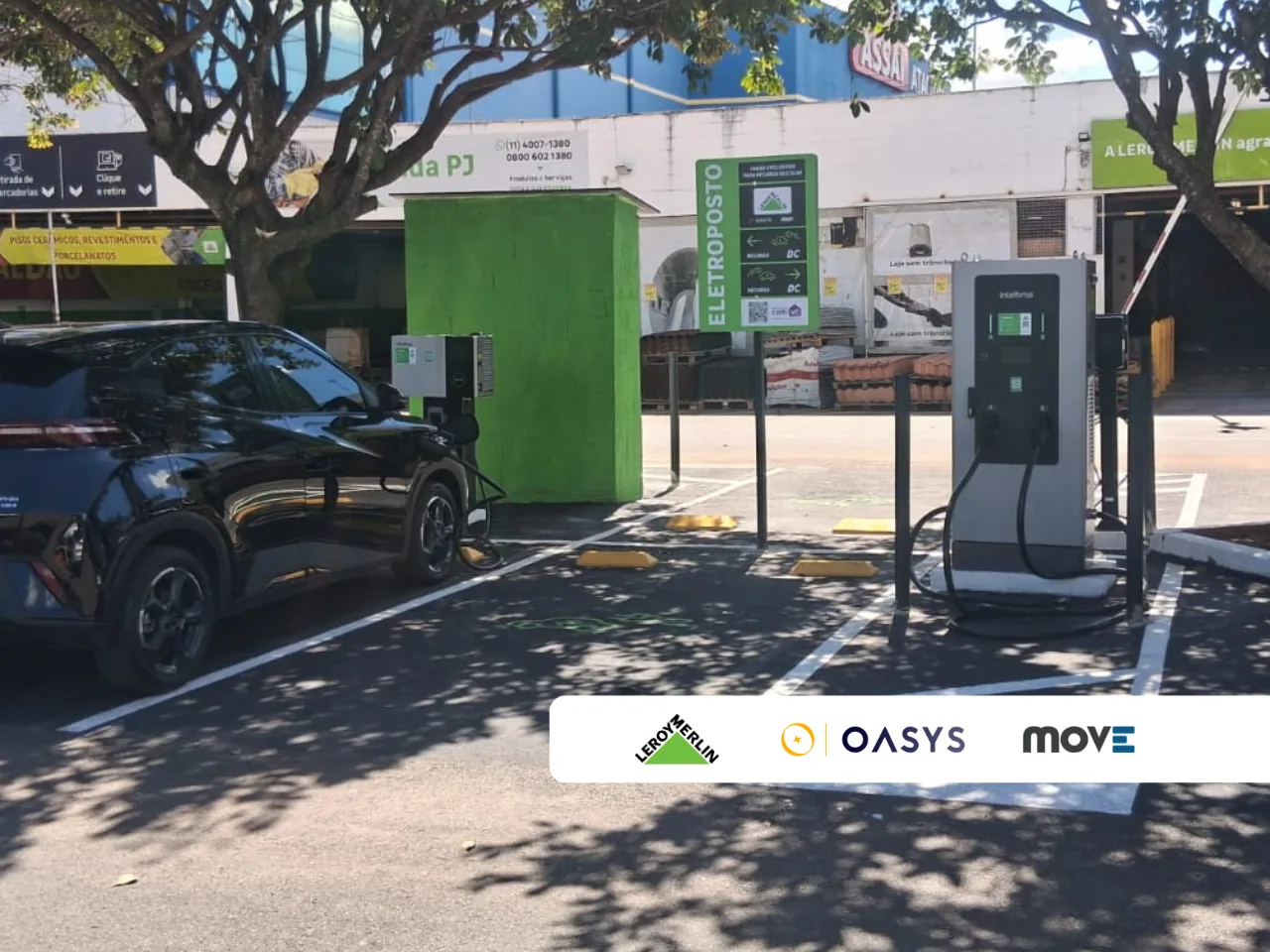 CARREGADOR 30 KW LEROY MERLIN | OASYS | MOVE