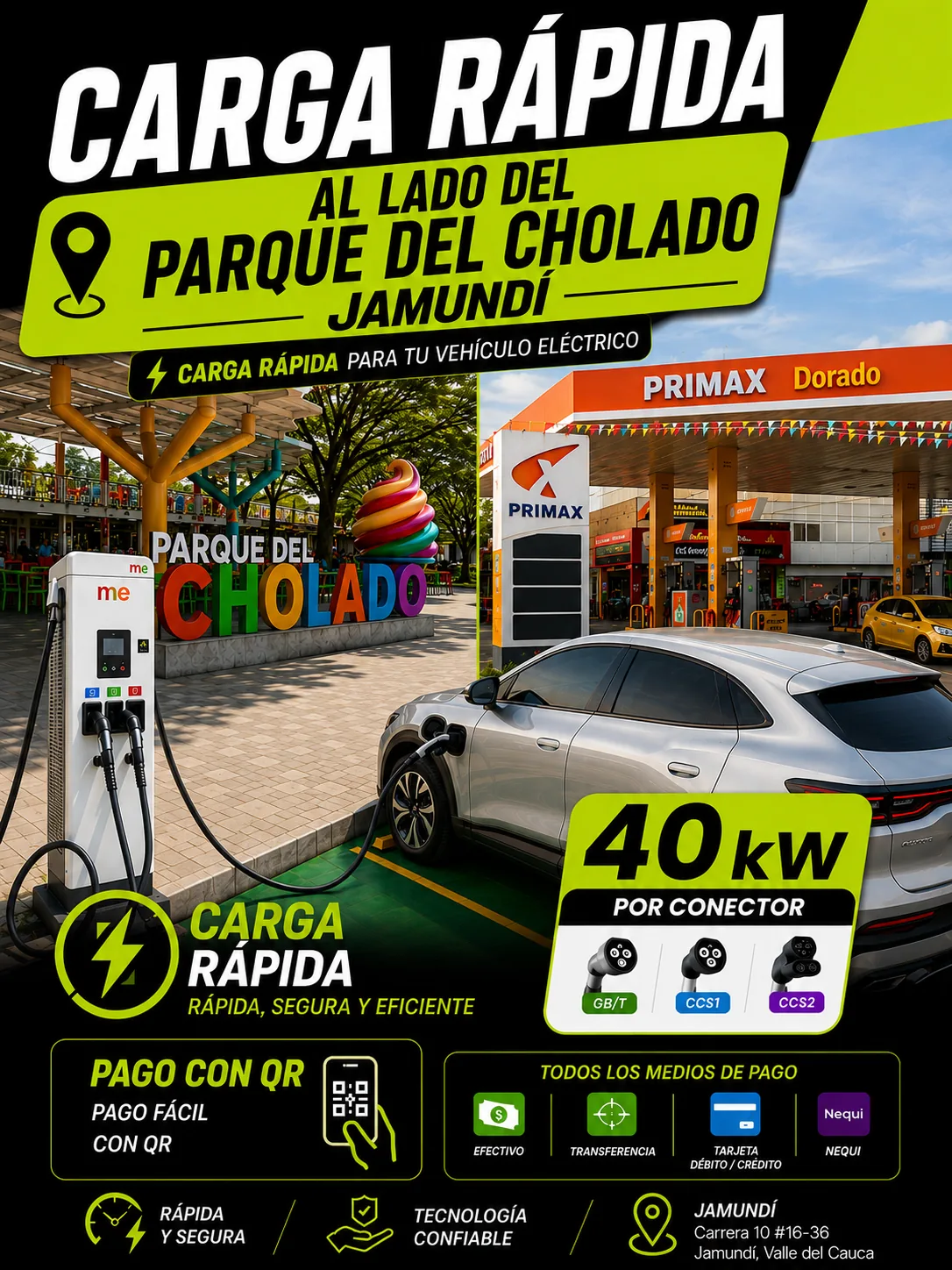 Primax Dorado Carga Electrica Rapida