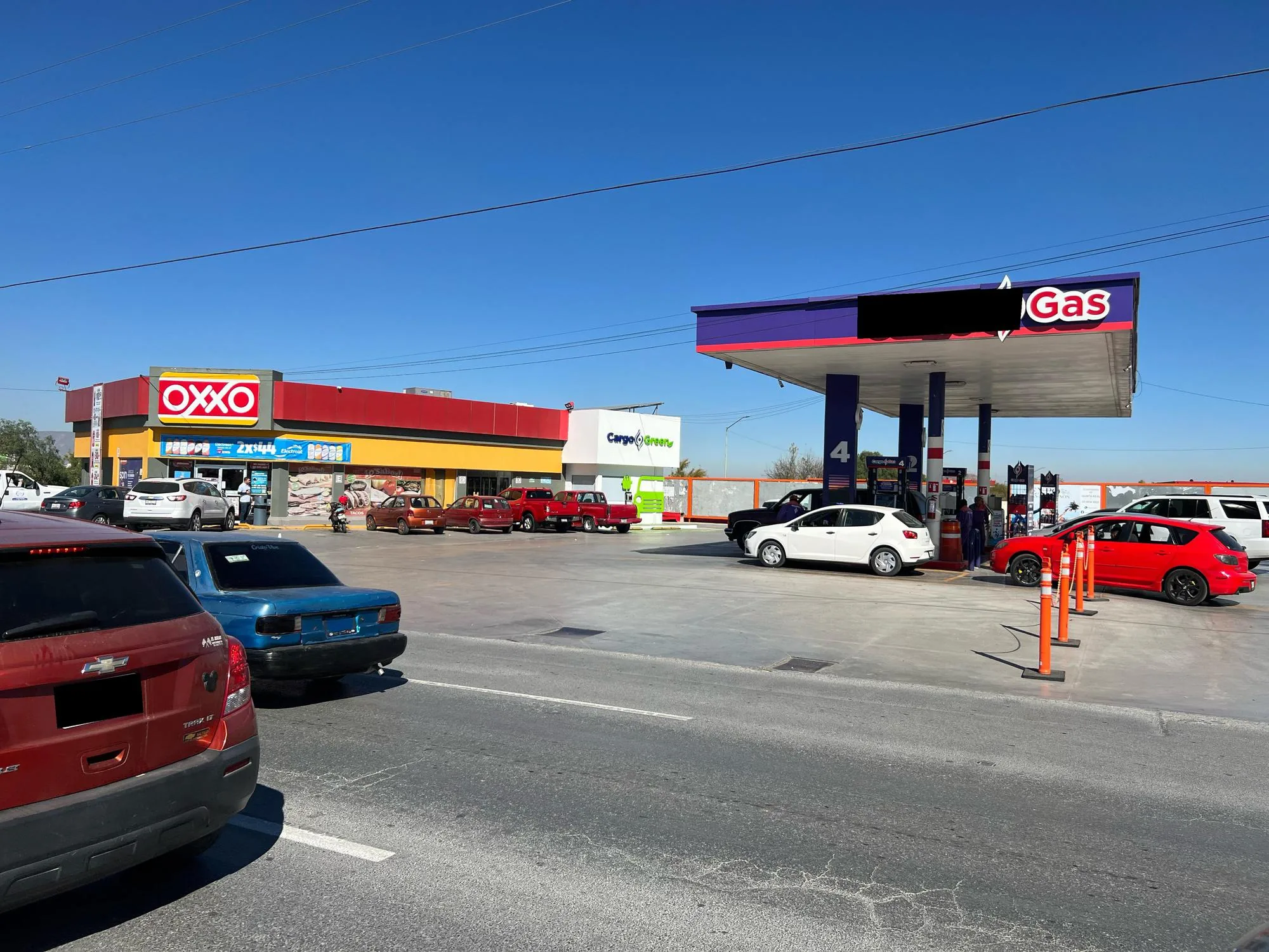 Punto de carga en Saltillo