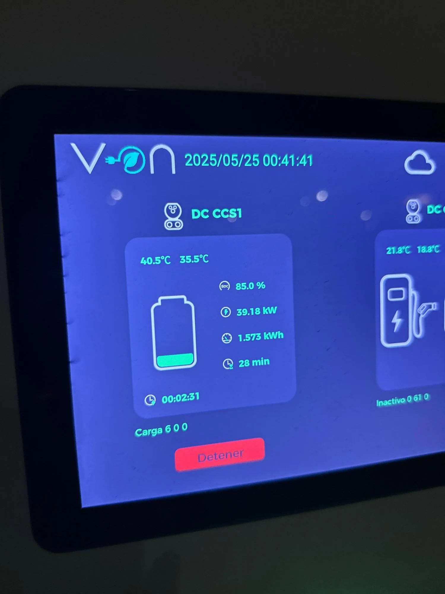 DC FAST CHARGER V-ON 40KW